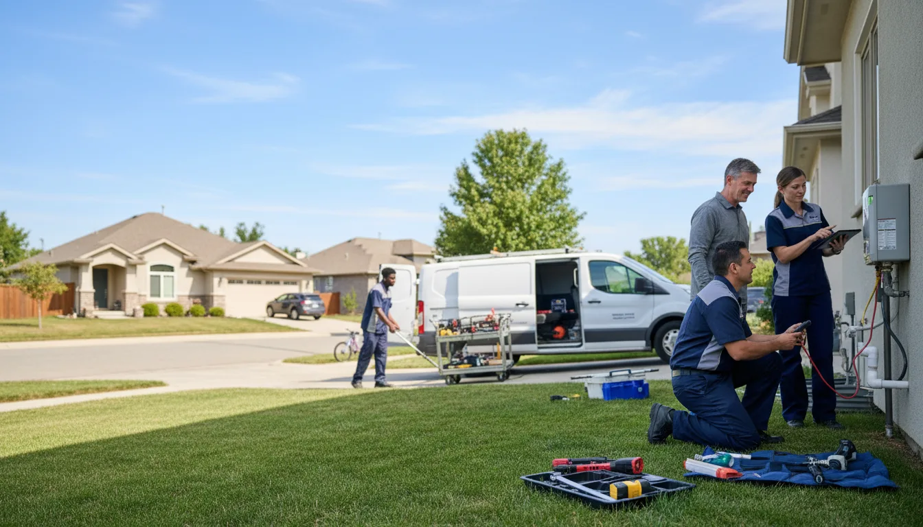 Tankless water heater service in Forestville, PA